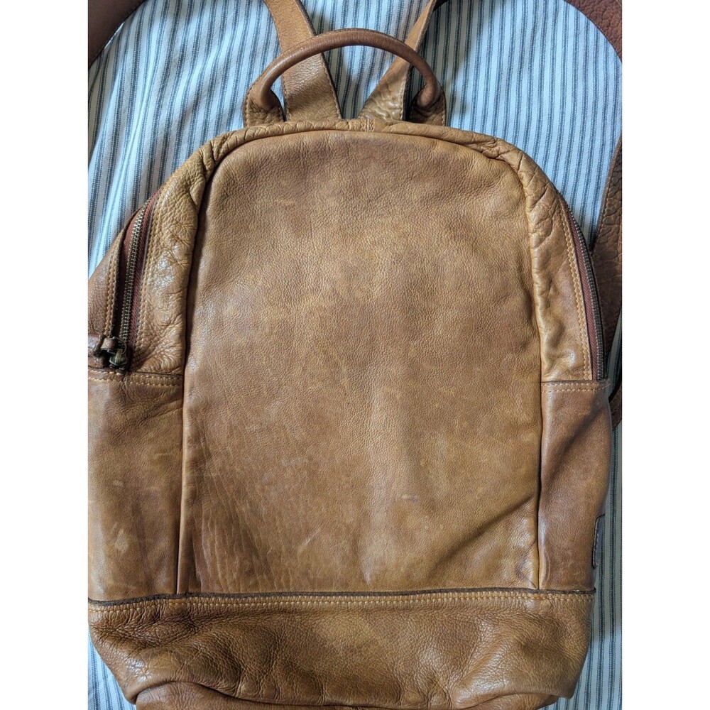 Trades Of Hope Journey Backpack Brown Leather Fair Trade Ethically Made - Picture 9 of 16